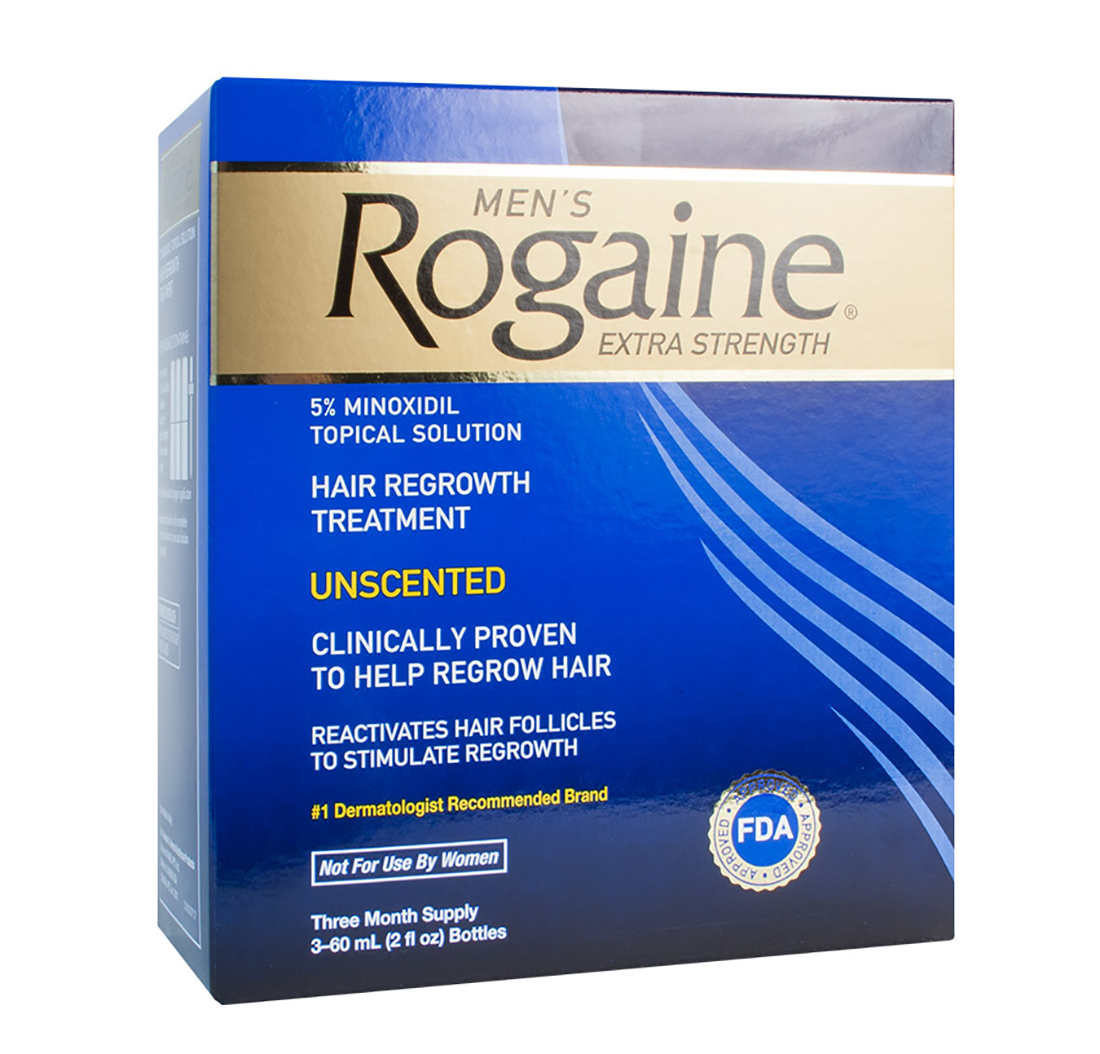 hjul arkitekt Dømme ROGAINE EXTRA STRENGTH 5% MINOXIDIL TREATMENT FOR THINNING HAIR For Men (3  Month Supply) by Rogaine - BIOVEA USA