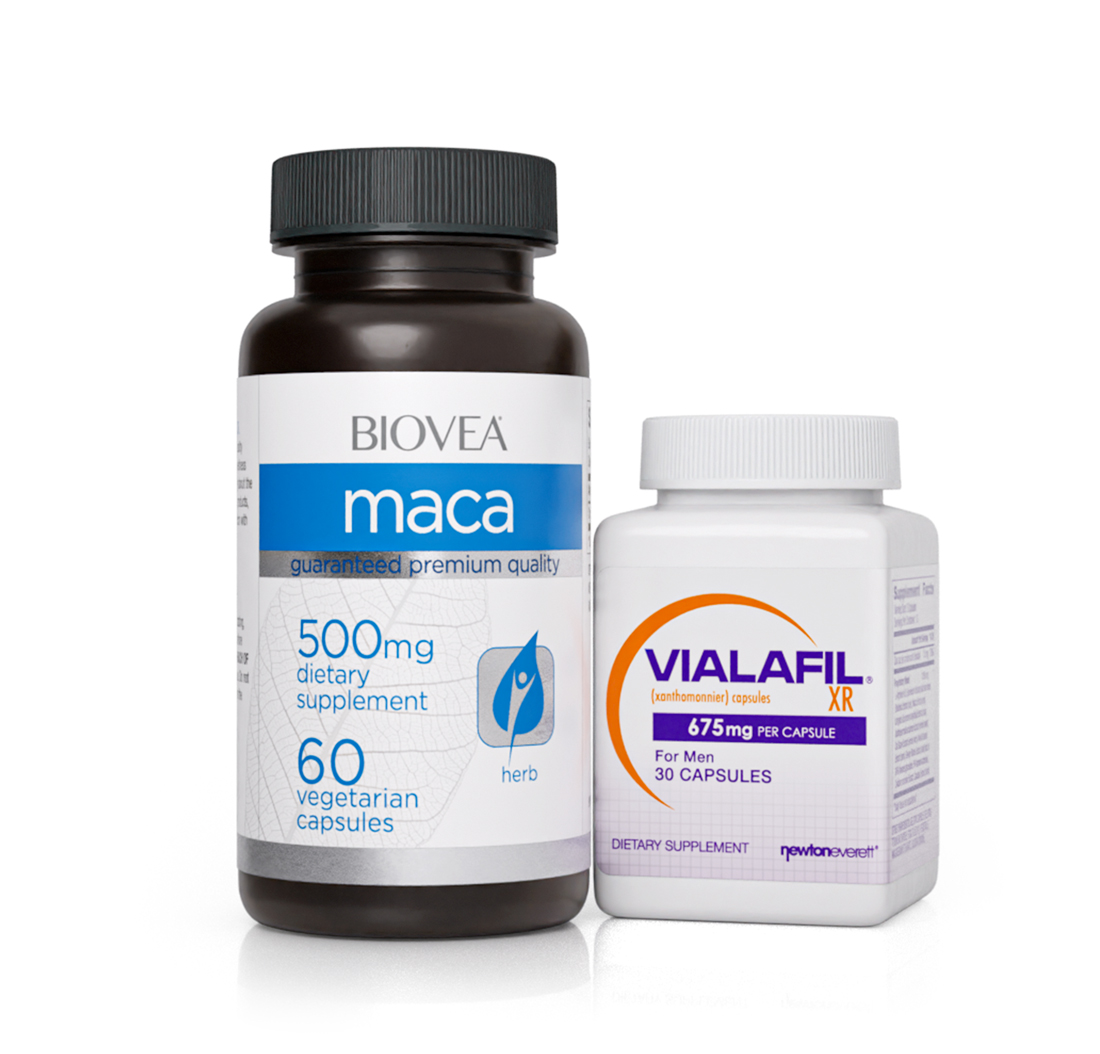 VIALAFIL XR (With Tongkat) & MACA MENS SEXUAL HEALTH VALUE PACK