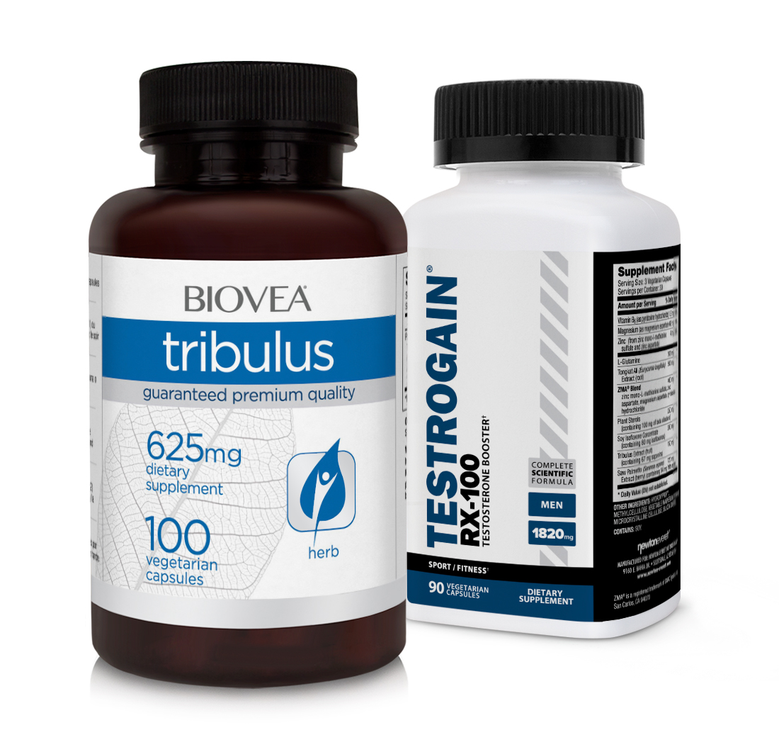 TESTROGAIN RX-100 (with Tongkat Ali) & TRIBULUS VALUE PACK