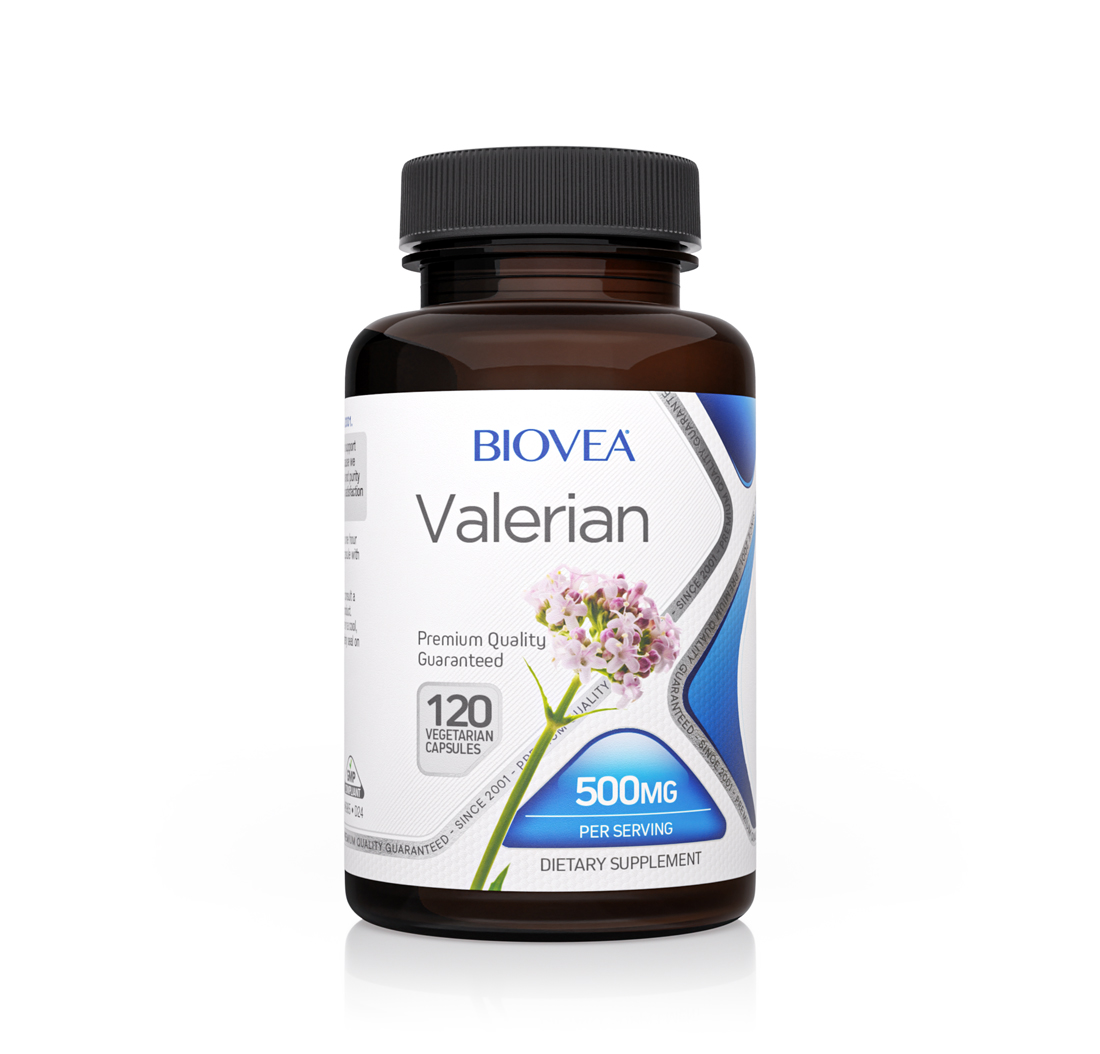 VALERIAN 500mg 120 Vegetarian Capsules